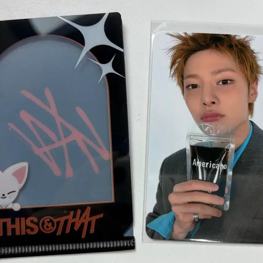 [BUNJANG] This and That Pop-up Photocard Holder Set / 스키즈 아이엔 디스앤댓 팝업 3만원 특전 포카 폴더