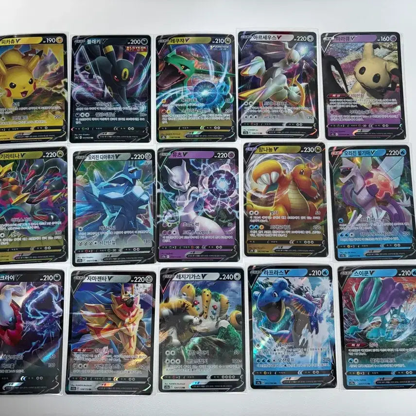 [BUNJANG] Pokemon Card RR V / 포켓몬카드 rr (V)