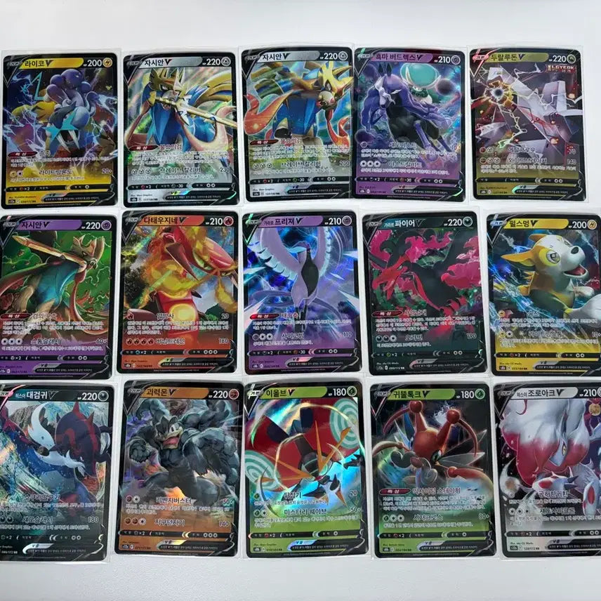 [BUNJANG] Pokemon Card RR V / 포켓몬카드 rr (V)