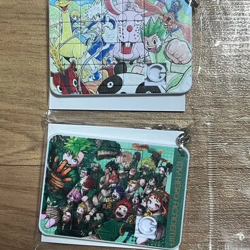 [BUNJANG] Jump Shop Slice Puzzle Keychain (My Hero Academia / Hunter x Hunter) / 나히아 헌터헌터 점프샵 슬라이스 퍼즐키링