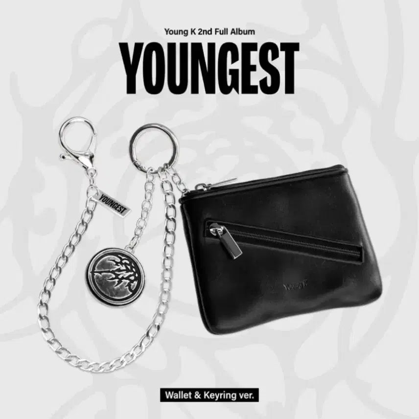 [BUNJANG] Young K 2nd Album YOUNGEST Wallet Keyring Set / 영케이 2집 앨범 YOUNGEST 월렛 키링 세트