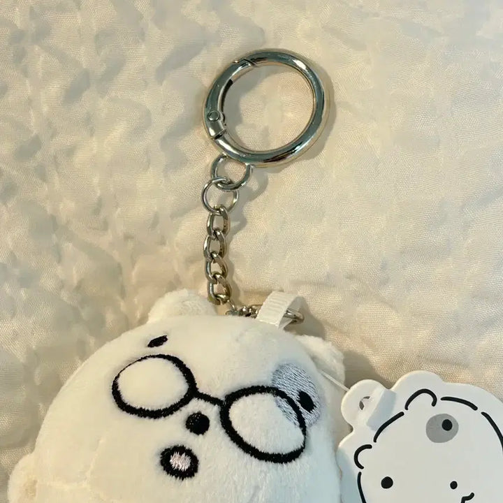 [BUNJANG] Nunmeongi Eyeglasses Costume Doll Keyring / 택0,새상품) 눈멍이 안경 코스튬 인형 키링