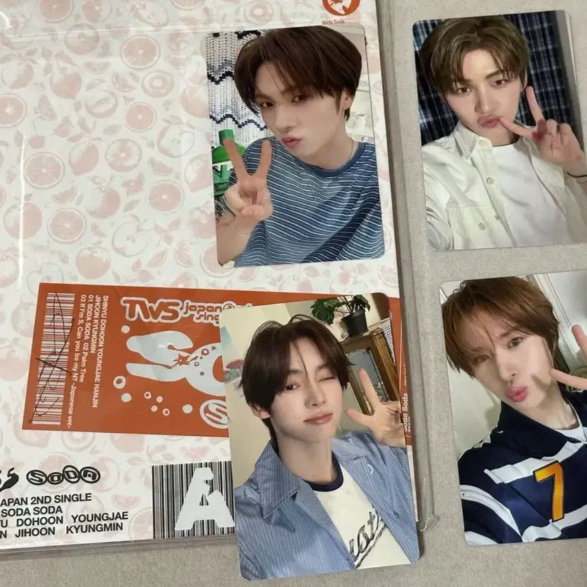 [BUNJANG] TWS Soda Soda First Press Limited Edition A Type + HMV Japan Exclusive Photocard / 투어스 소다소다 ((미개봉)) 초회한정반 A반+타워레코드 특전 양도
