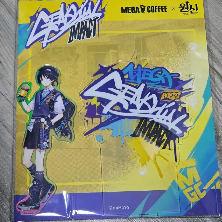 [BUNJANG] Genshin Impact Wanderer Hoyo Fair / Mega Coffee Acrylic Stand Bundle Set / 원신 방랑자 호요페어/메가커피 아크릴 일괄