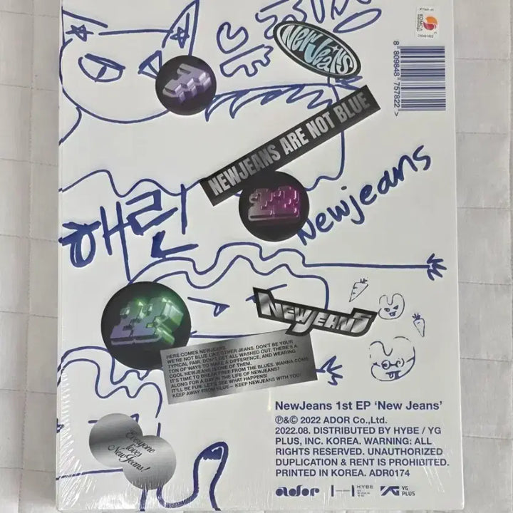 [BUNJANG] NewJeans Haerin Bluebook Photocard Sealed Album / 뉴진스 해린 불루북 포카 미개봉앨범