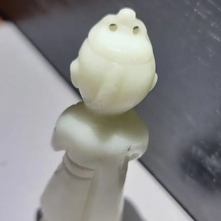 [BUNJANG] White Jade Figure Sculpture with Age / 세월감이 존재하는 백옥 인물상 조각품