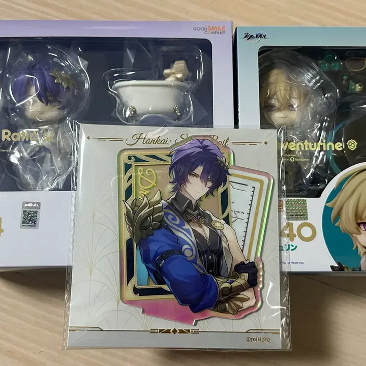 [BUNJANG] Honkai Star Rail Ratiov Aventurine Nendoroid Bundle Set / 스타레일 레이시오 어벤츄린 넨도 일괄