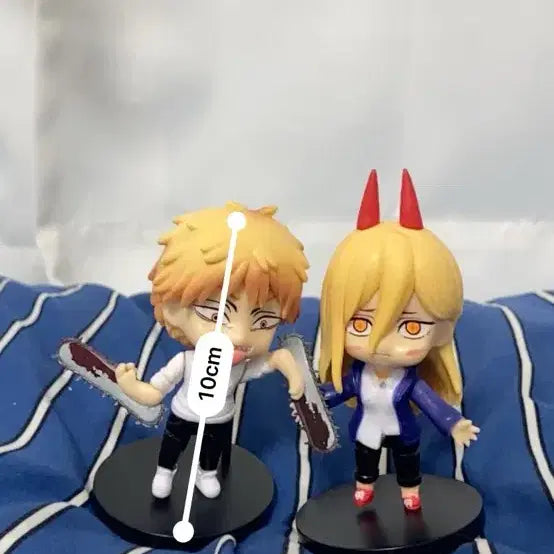 [BUNJANG] Chainsaw Man Denji &amp; Power Figure Set / 체인소맨 피규어 2개 세트 덴지 파워