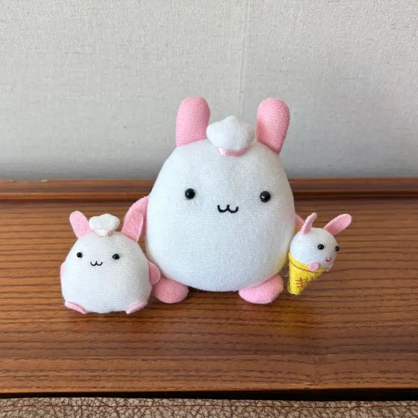 [BUNJANG] Qria San-X Chef Rabbit Ice Cream Plush Toy / 주말할인/세트) 고전 큐리아 산엑스 요리사 토끼 아이스크림 인형