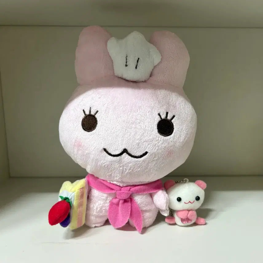 [BUNJANG] San-X Usaru-san Pastry Chef / Momo Panda Charm Keychain Set / 주말할인/세트) 고전 산엑스 우사루상 여자친구 파티쉐 / 모모판다 키링 인형