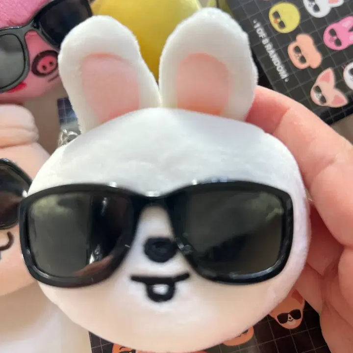 [BUNJANG] Stray Kids SKZOO Rabbit Face Keyring Japan Goods / 스트레이키즈 스키주 페이스키링 리빗 일본 굿즈
