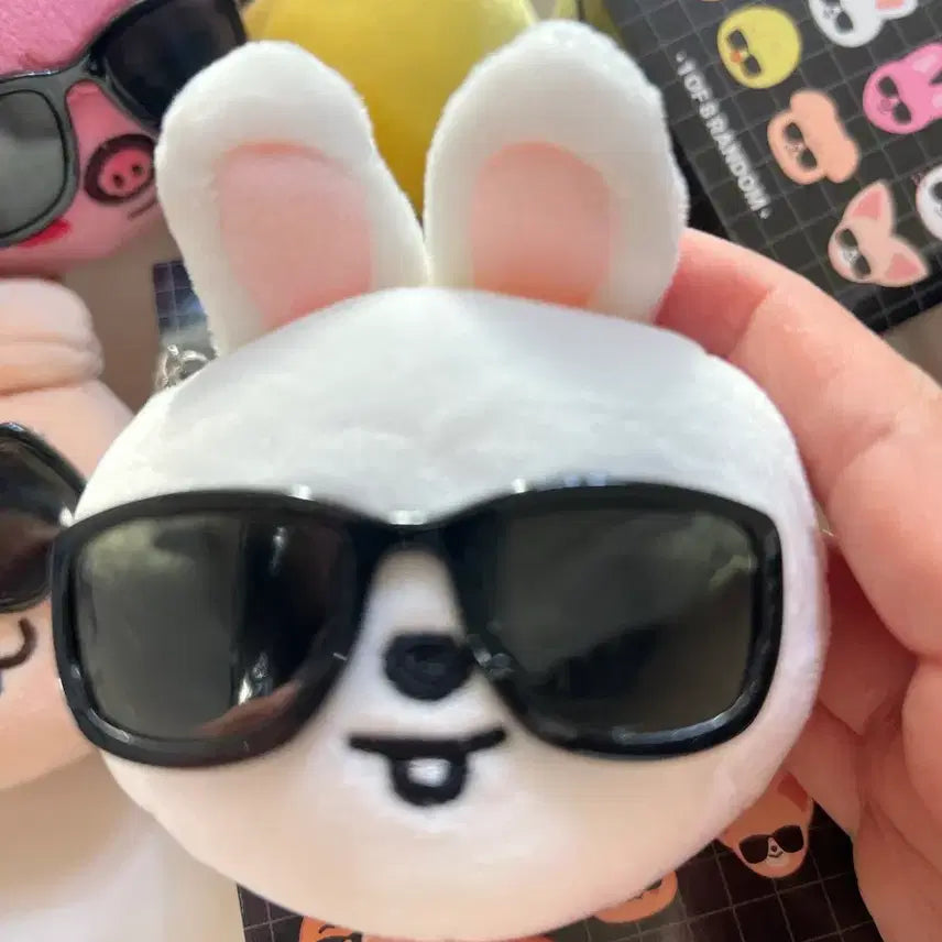 [BUNJANG] Stray Kids SKZOO Rabbit Face Keyring Japan Goods / 스트레이키즈 스키주 페이스키링 리빗 일본 굿즈