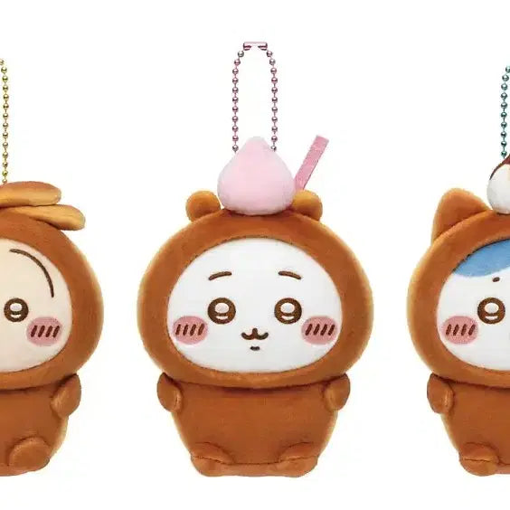 [BUNJANG] Cheekawaii Baby Castella Mascot Set (Hachiware, Usagi) / 치이카와 베이비 카스테라 마스코트 3종 세트로 팔아요