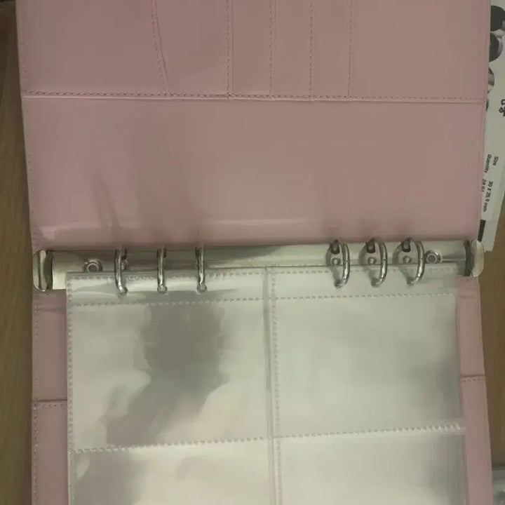 [BUNJANG] Macaron Binder Pink with Inserts / 마카롱 바인더 핑크 급처 속지대지포함
