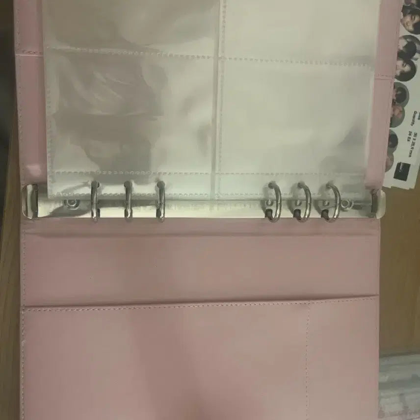 [BUNJANG] Macaron Binder Pink with Inserts / 마카롱 바인더 핑크 급처 속지대지포함