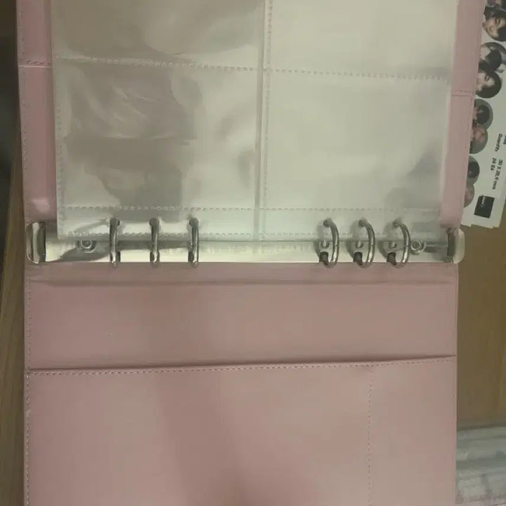 [BUNJANG] Macaron Binder Pink with Inserts / 마카롱 바인더 핑크 급처 속지대지포함