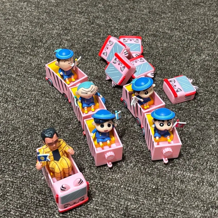 [BUNJANG] Crayon Shin-chan Kindergarten Bus Re-Ment Set / 짱구 유치원버스 리멘트 판매