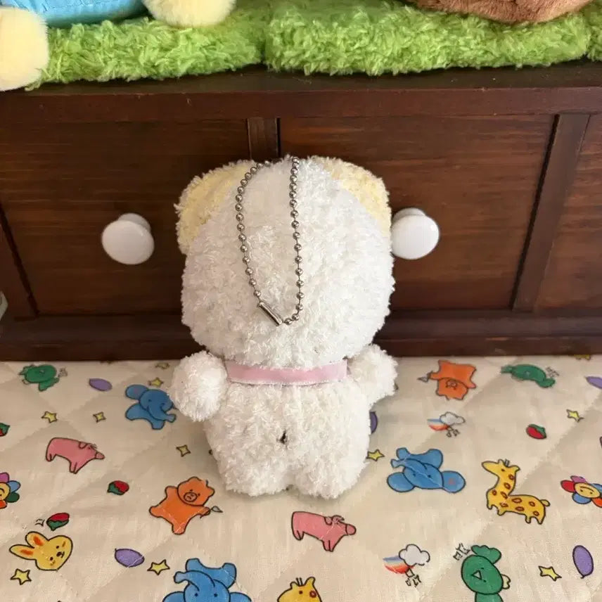 [BUNJANG] Marshmallow Monchhichi Keychain/Plush / 마슈마로 몬치치 키링/인형