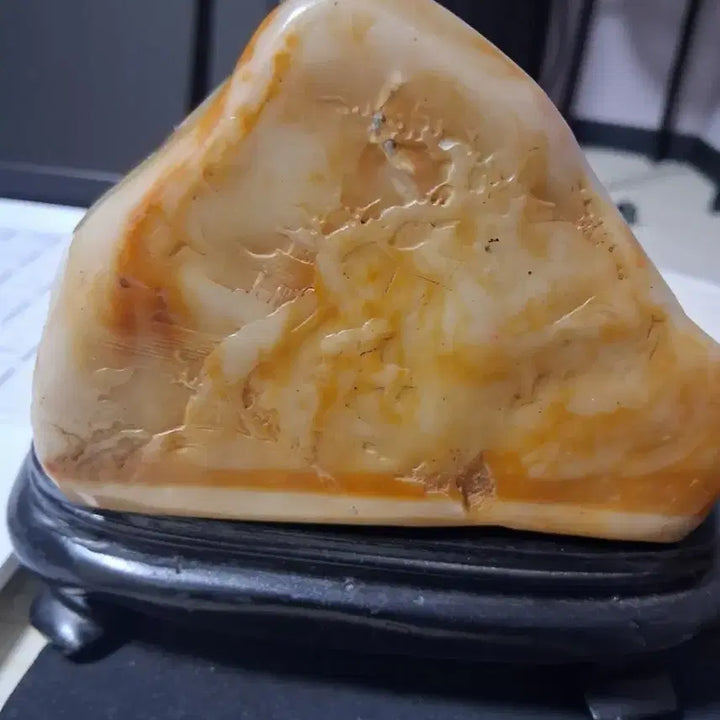 [BUNJANG] Yellow Amber Seal Stone / 전황석 인장