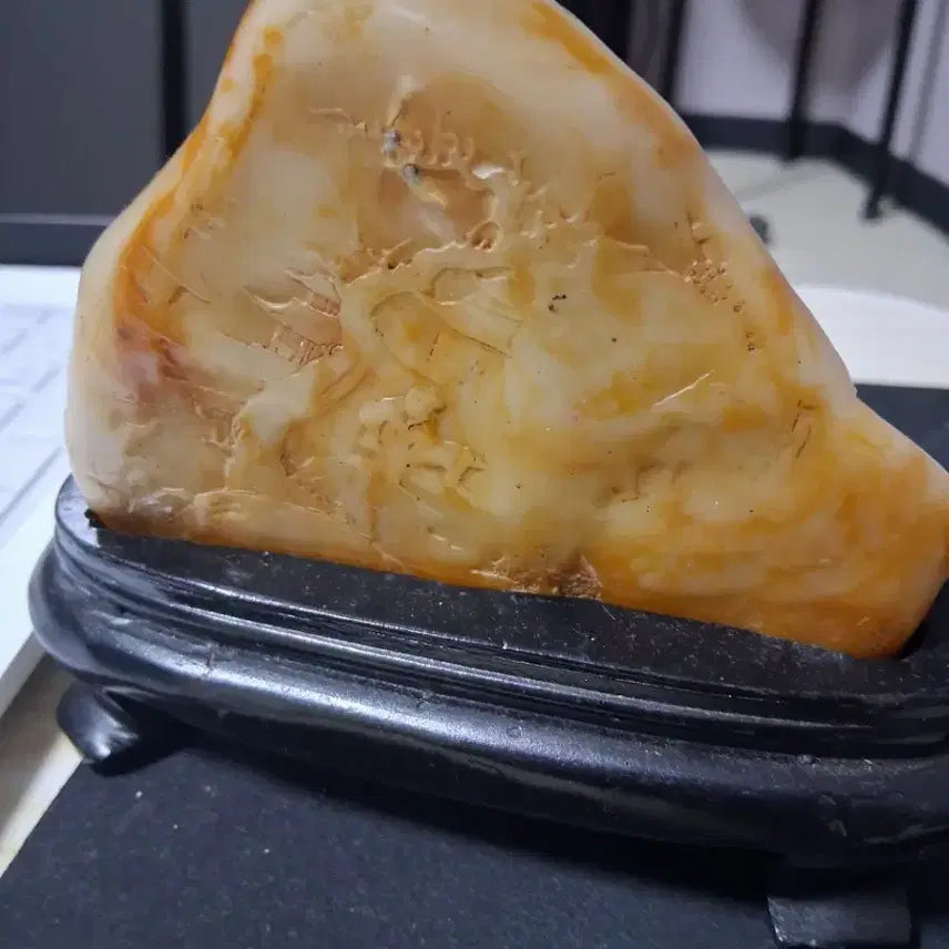 [BUNJANG] Yellow Amber Seal Stone / 전황석 인장