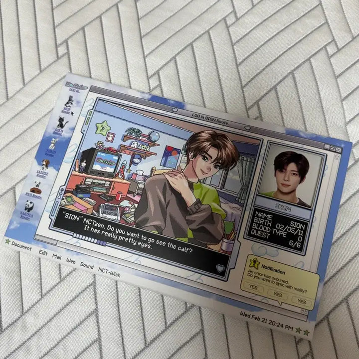 [BUNJANG] NCT WISH Login Postcard Set Sion / 엔시티위시 로그인 엽서세트 시온