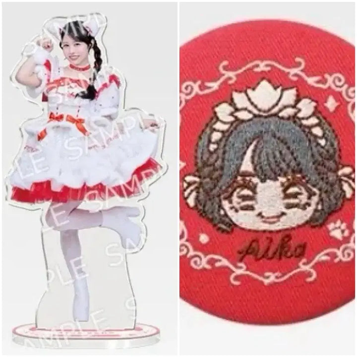 [BUNJANG] Cutie Street KUTO Sano Aika Acrylic Stand &amp; Badge Set / 큐티스트리트 큐스토 사노 아이카 아크릴 스탠드 굿즈 뱃지 세트