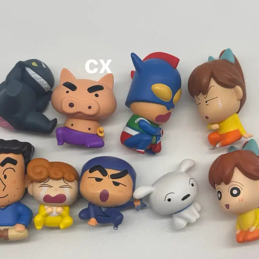 [BUNJANG] Crayon Shin-chan Mini Figures Bundle Set / 짱구 미니피규어 일괄