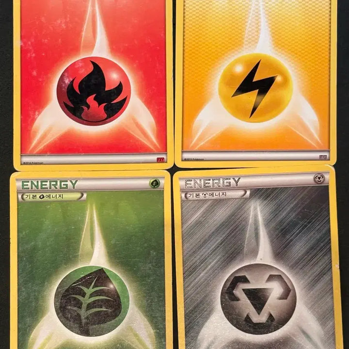 [BUNJANG] Vintage Pokemon Energy Card Set with Bonus / 포켓몬 고전카드 - 에너지 카드 세트 + 서비스