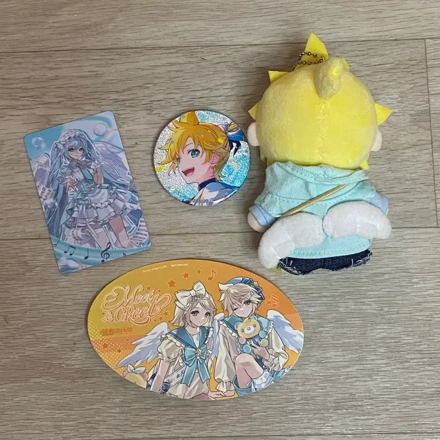 [BUNJANG] REN Pop-up Doll &amp; Woori Bank Badge Set / 렌 팝업 인형 &amp; 월링뱃지