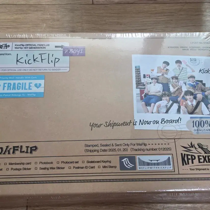 [BUNJANG] Kickflip 1st Fanclub Kit Sealed / 킥플립 위플립 1기 팬클럽키트 미개봉
