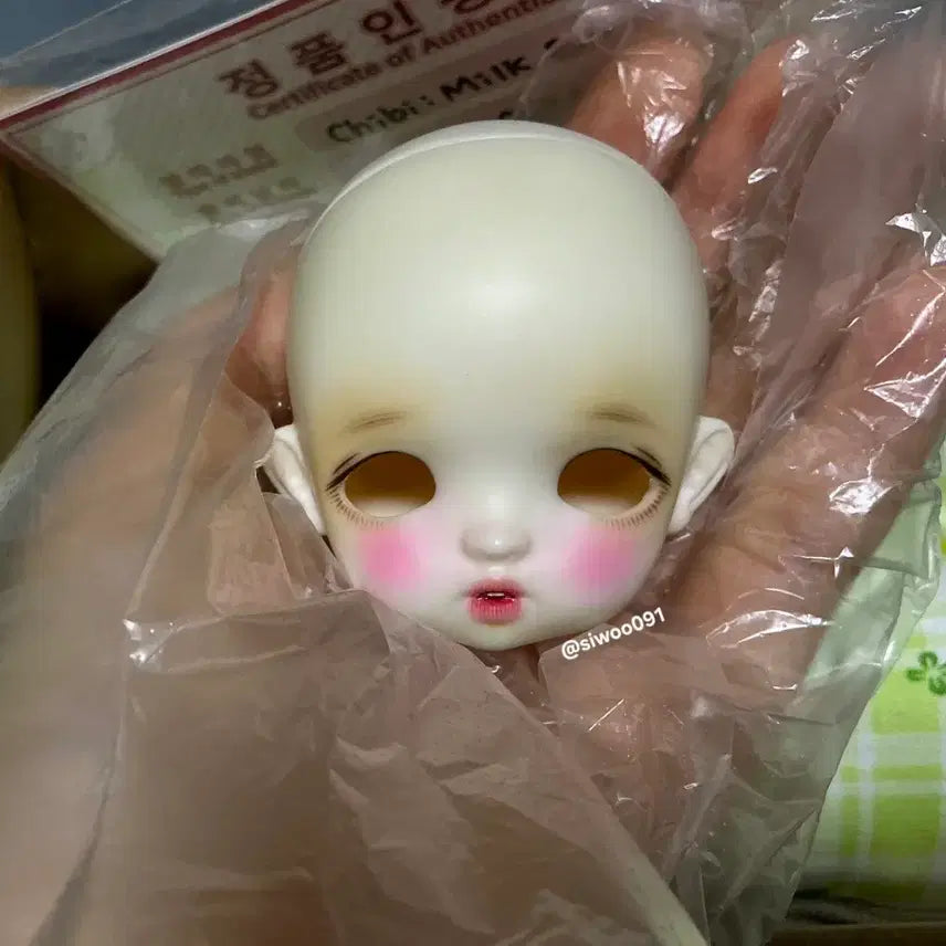 [BUNJANG] Chicabi Butter Head 16cm Ball-Jointed Doll Head / 치카비 버터 헤드 구관 헤드 16cm 포켓 구관 구체관절인형
