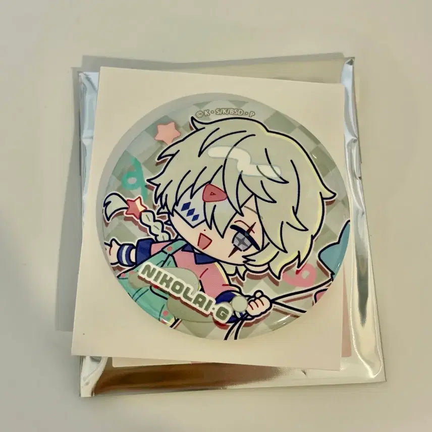 [BUNJANG] Bungo Stray Dogs Nikolai Gogol Colorful Pop Badge / 문스독 니콜라이 고골 컬러풀 팝 뱃지 새상품 굿즈 양도 판매