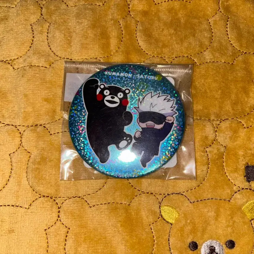 [BUNJANG] Jujutsu Kaisen Satoru Gojo Kumamon Collaboration Can Badge / 주술회전 고죠 사토루 쿠마몬 캔뱃지
