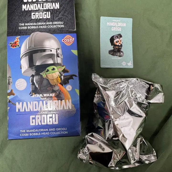 [BUNJANG] Hot Toys Star Wars The Mandalorian &amp; Grogu Bobble-Head Figure / 코스비 스타워즈 만달로리안과그로구 안젤란