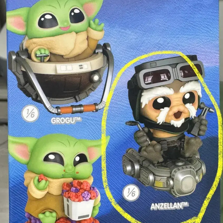 [BUNJANG] Hot Toys Star Wars The Mandalorian &amp; Grogu Bobble-Head Figure / 코스비 스타워즈 만달로리안과그로구 안젤란