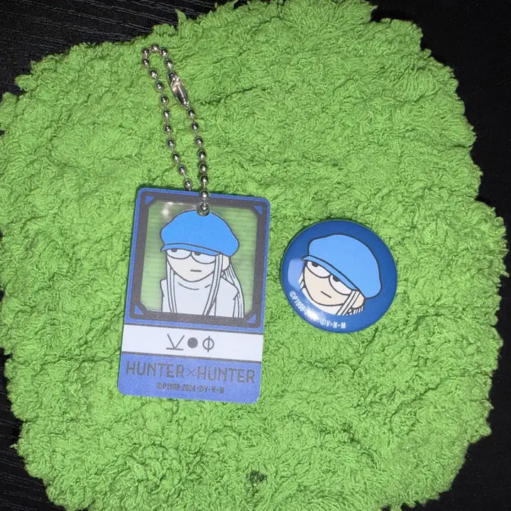 [BUNJANG] Hunter x Hunter Kaito Jirory Acrylic Keychain &amp; Mini Can Badge Set / 헌터x헌터 카이토 지로리 아크릴 키링 &amp; 미니 캔뱃지 set