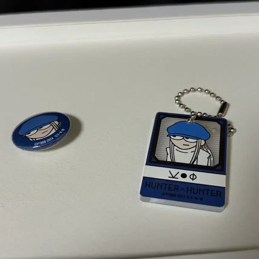 [BUNJANG] Hunter x Hunter Kaito Jirory Acrylic Keychain &amp; Mini Can Badge Set / 헌터x헌터 카이토 지로리 아크릴 키링 &amp; 미니 캔뱃지 set