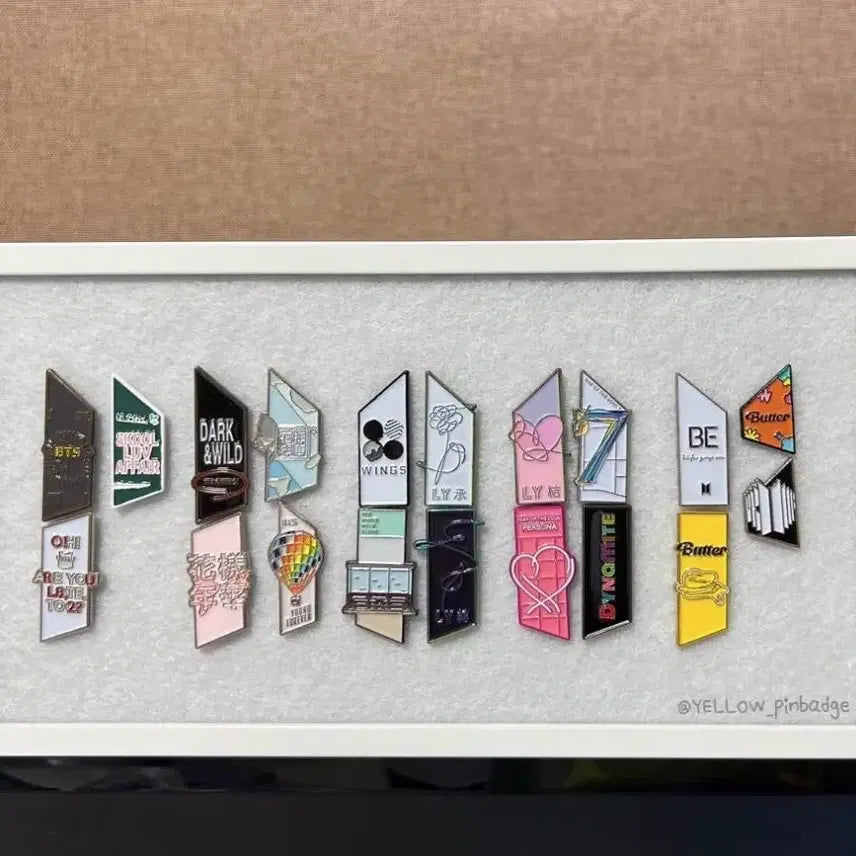 [BUNJANG] BTS Album Badge Set (Sealed) / 방탄 앨범뱃지 세트 미개봉 원가이하 판매