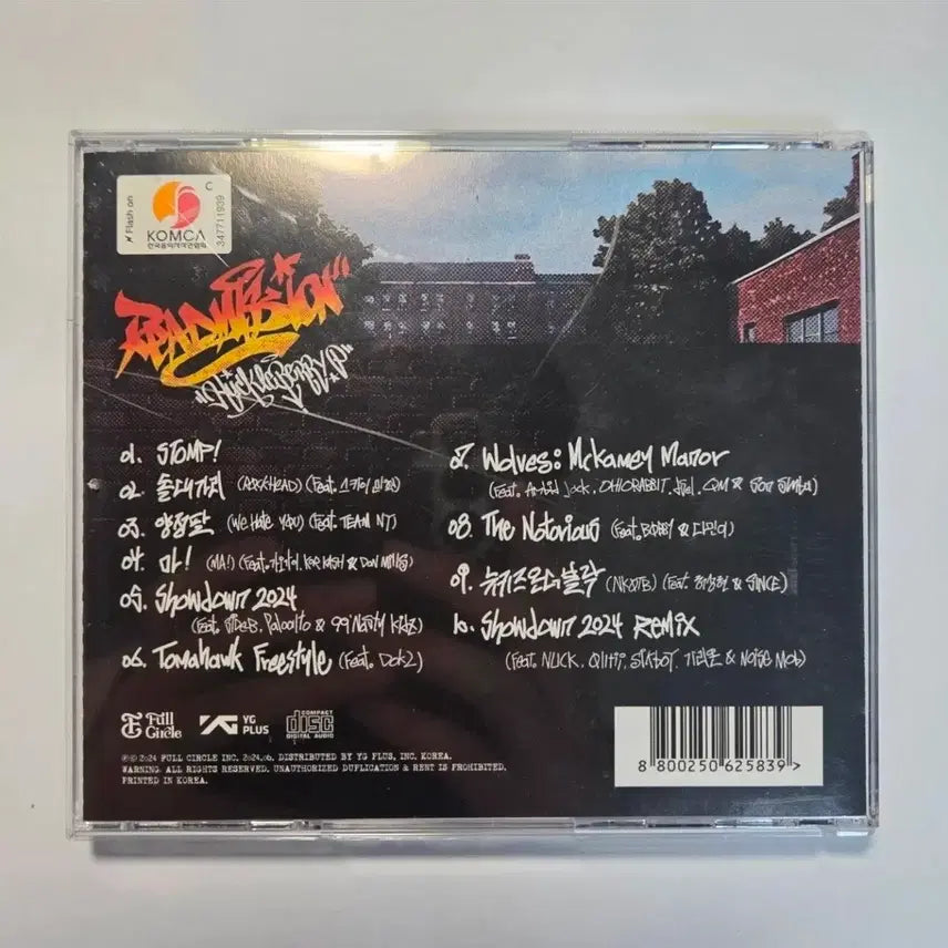 [BUNJANG] Huckleberry P READMISSION Autographed Album (Opened) / 국힙 허클베리피 READMISSION 사인반 개봉 판매