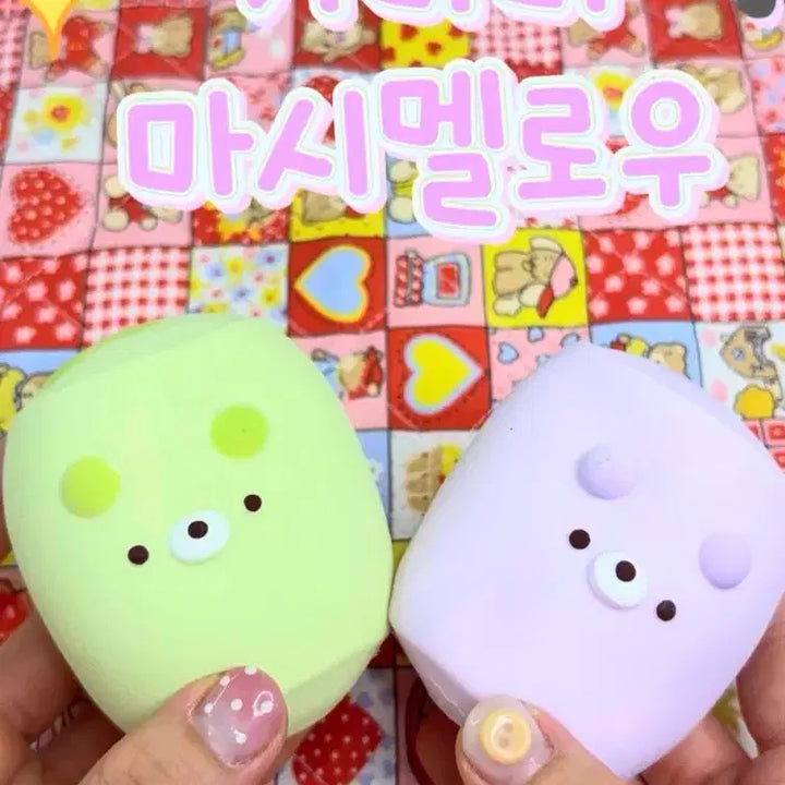 [BUNJANG] Bunny Shop Marshmallow Slangi &amp; Juju Sweet Potato Bread Bundle / 희귀템 토끼샵 마시멜로 슬랑이 + 주주 고구마빵