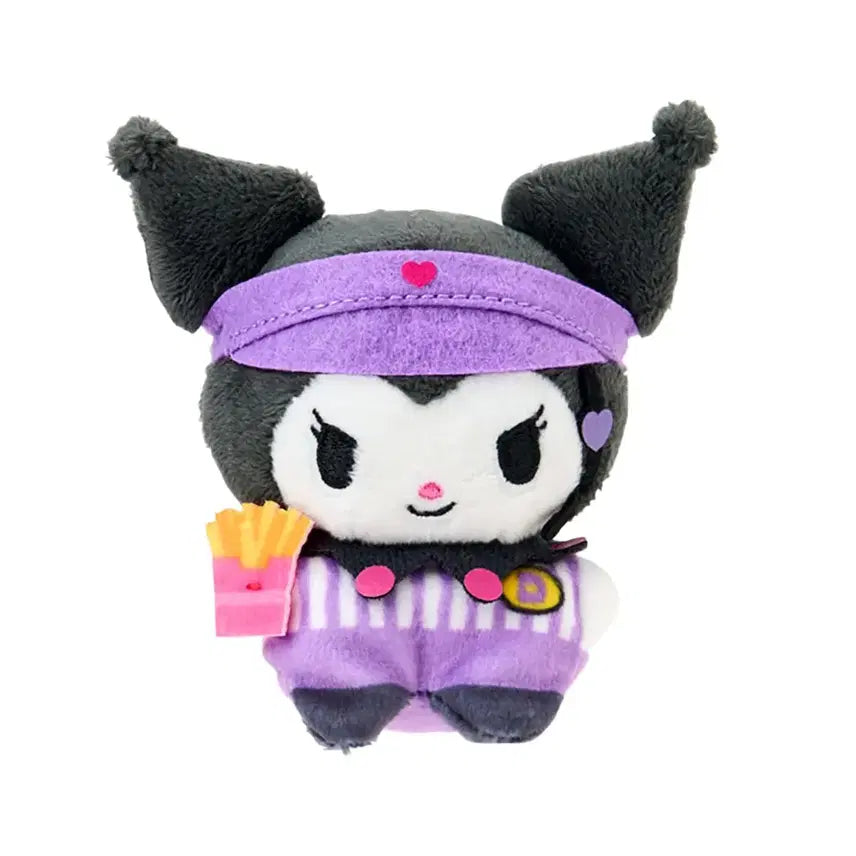 [BUNJANG] Sanrio Chimagoté Hamburger Shop Kuromi Plush / 산리오 치마포테 햄버거샵 쿠로미