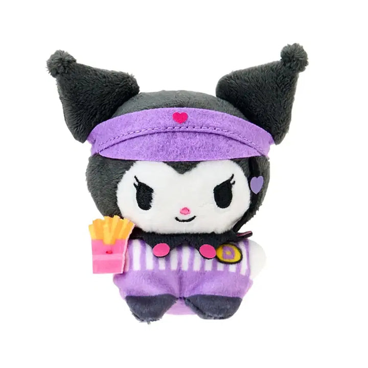 [BUNJANG] Sanrio Chimagoté Hamburger Shop Kuromi Plush / 산리오 치마포테 햄버거샵 쿠로미