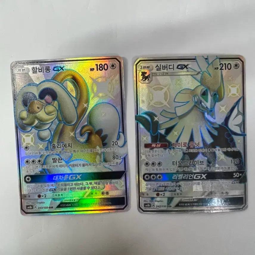 [BUNJANG] Pokémon Card Silvally &amp; Garchomp SSR SM8b / 포켓몬 카드 실버디 할비룡 SSR sm8b