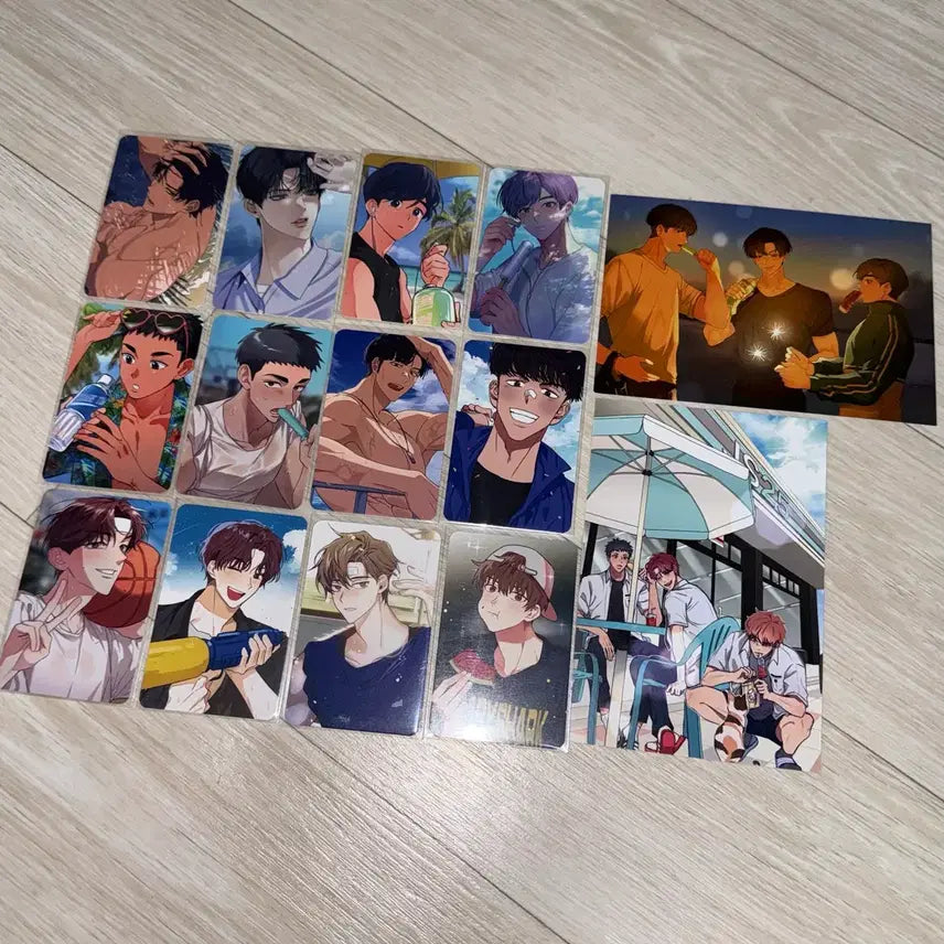 [BUNJANG] Garbage Time Jishin High School Summer Cafe Photocard Holder / 가비지타임 갑타 지상고 여름 카페 전프레