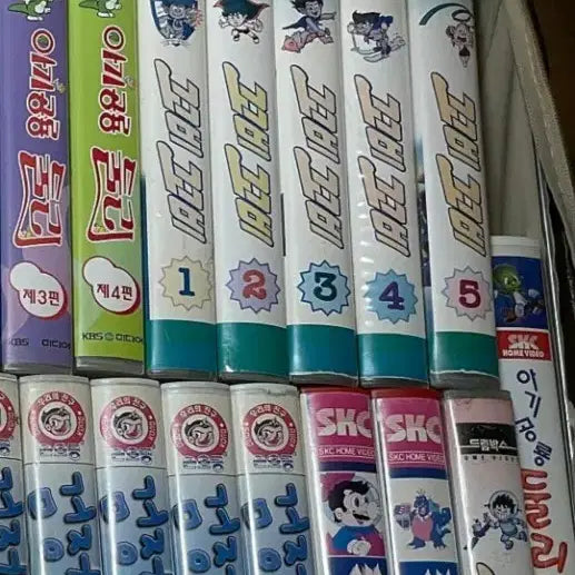 [BUNJANG] Kkobi Kkobi Korean Animation VHS 1-6 Full Set / kbs 국산 만화영화 꼬비꼬비 1~6편 비디오 완질