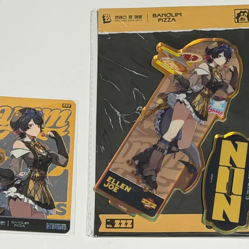 [BUNJANG] Zenless Zone Zero Ellen Acrylic Stand &amp; Photocard Set / 반올림피자 젠레스 존 제로 엘렌 조 아크릴 스탠드 포토카드