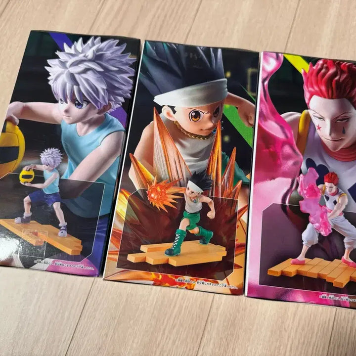 [BUNJANG] Hunter x Hunter Killua, Gon, Hisoka Figu Art Mini Figures 3-Set / 헌헌 키르아 곤 히소카 피구 피규어 3종 세트