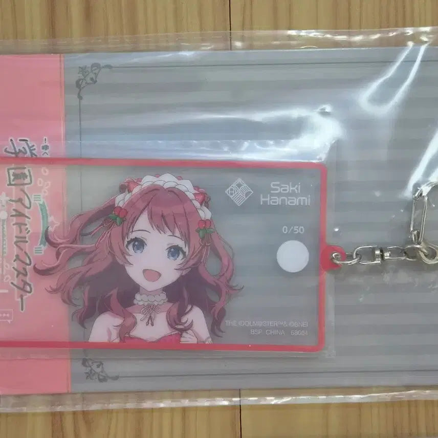 [BUNJANG] Idolmaster Saki Hanami Acrylic Stand &amp; Rubber Coaster Set / 가쿠마스 학원 아이돌마스터 하나미 사키 아크릴 &amp; 러버코스터