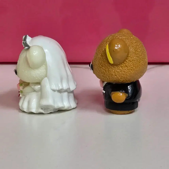 [BUNJANG] Rilakkuma Wedding Groom and Bride Set Figure / 리락쿠마 리락 웨딩 신랑 신부 세트 피규어