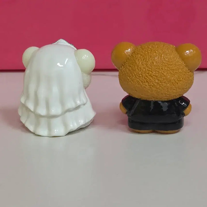 [BUNJANG] Rilakkuma Wedding Groom and Bride Set Figure / 리락쿠마 리락 웨딩 신랑 신부 세트 피규어
